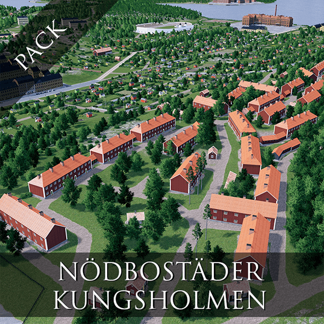 Emergency housing Kungsholmen — Cities: Skylines Steam Workshop preview image