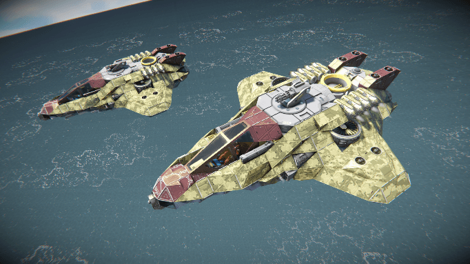 A3C2 Barracuda Fighter [Vanilla] — Space Engineers Workshop preview