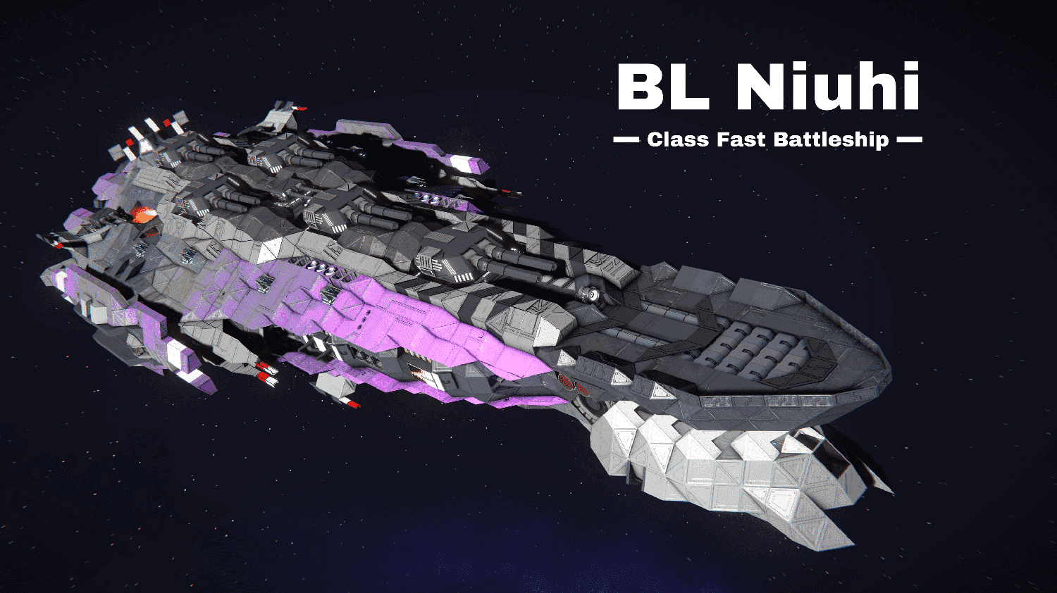 BL - Niuhi Class Fast Battleship [Mods] — Space Engineers Workshop preview
