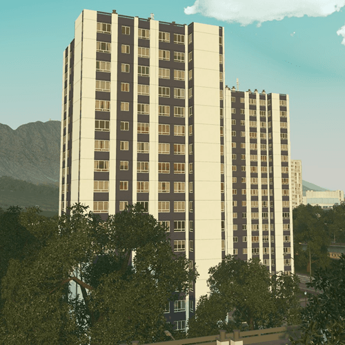 [Grow+RICO] Tours Fontenelles (Nanterre, France) — Cities: Skylines Steam Workshop preview image