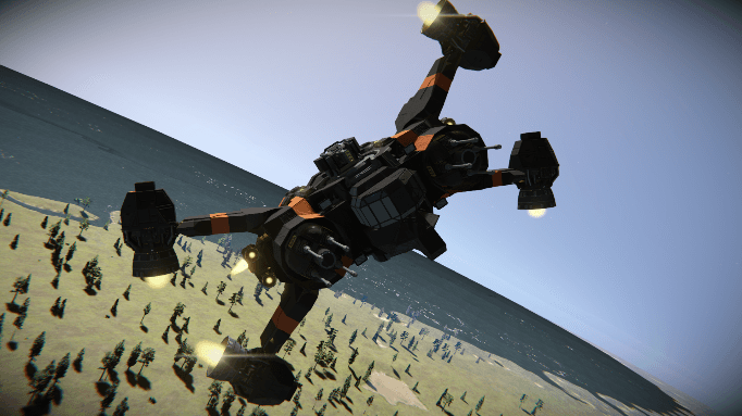 'StarOwl' Interceptor — Space Engineers Workshop preview