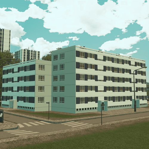 [Grow+RICO] Barres Fontenelles (Nanterre, France) — Cities: Skylines Steam Workshop preview image
