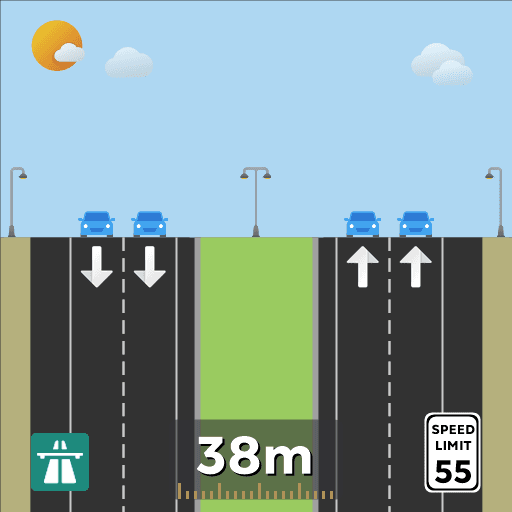 ARP2 2+M+2 Hwy — Cities: Skylines Steam Workshop preview image