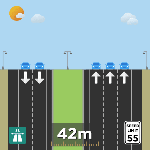 ARP2 2+M+3 Hwy — Cities: Skylines Steam Workshop preview image