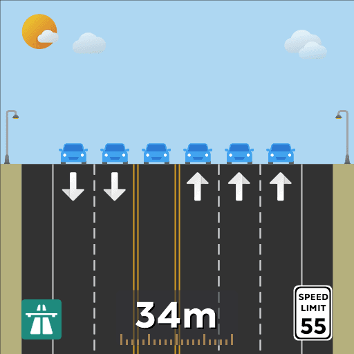 ARP2 2+T+3 Hwy — Cities: Skylines Steam Workshop preview image