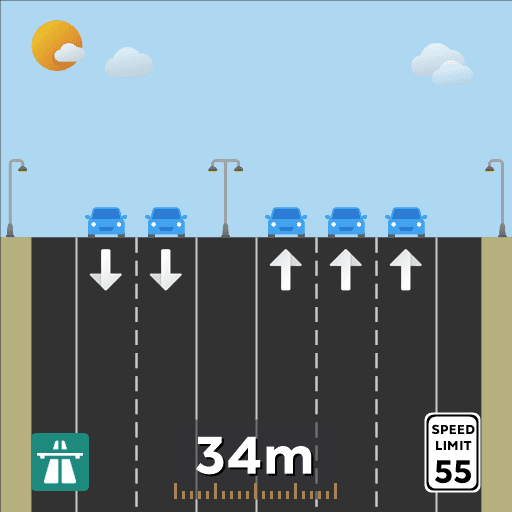 ARP2 2+P+3 Hwy — Cities: Skylines Steam Workshop preview image