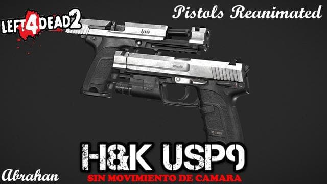 RE4 Remake H&K USP9 Custom "Silver Ghost" (9mm Pistols) — Left 4 Dead 2 Steam Workshop preview image