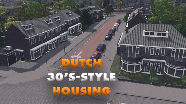 Dutch 30's Houses — Cities: Skylines Steam Workshop preview image
