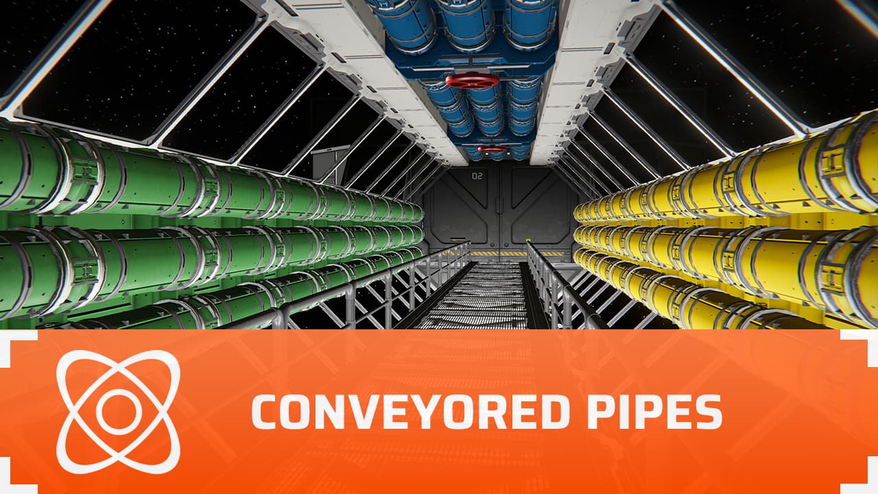 AQD - Conveyored Pipes — Space Engineers Steam Workshop preview image