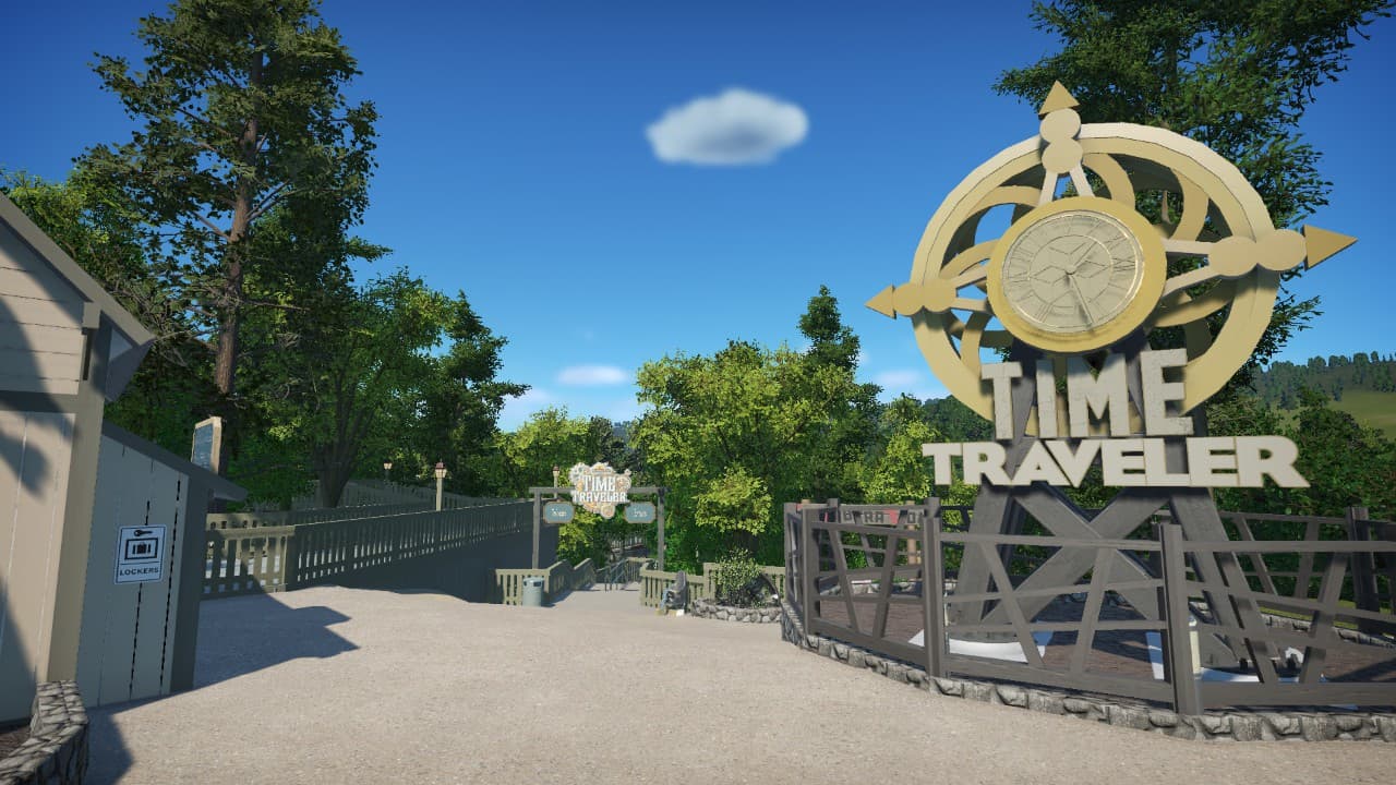 Time Traveler Silver Dollar City Recreation — Planet Coaster Workshop preview