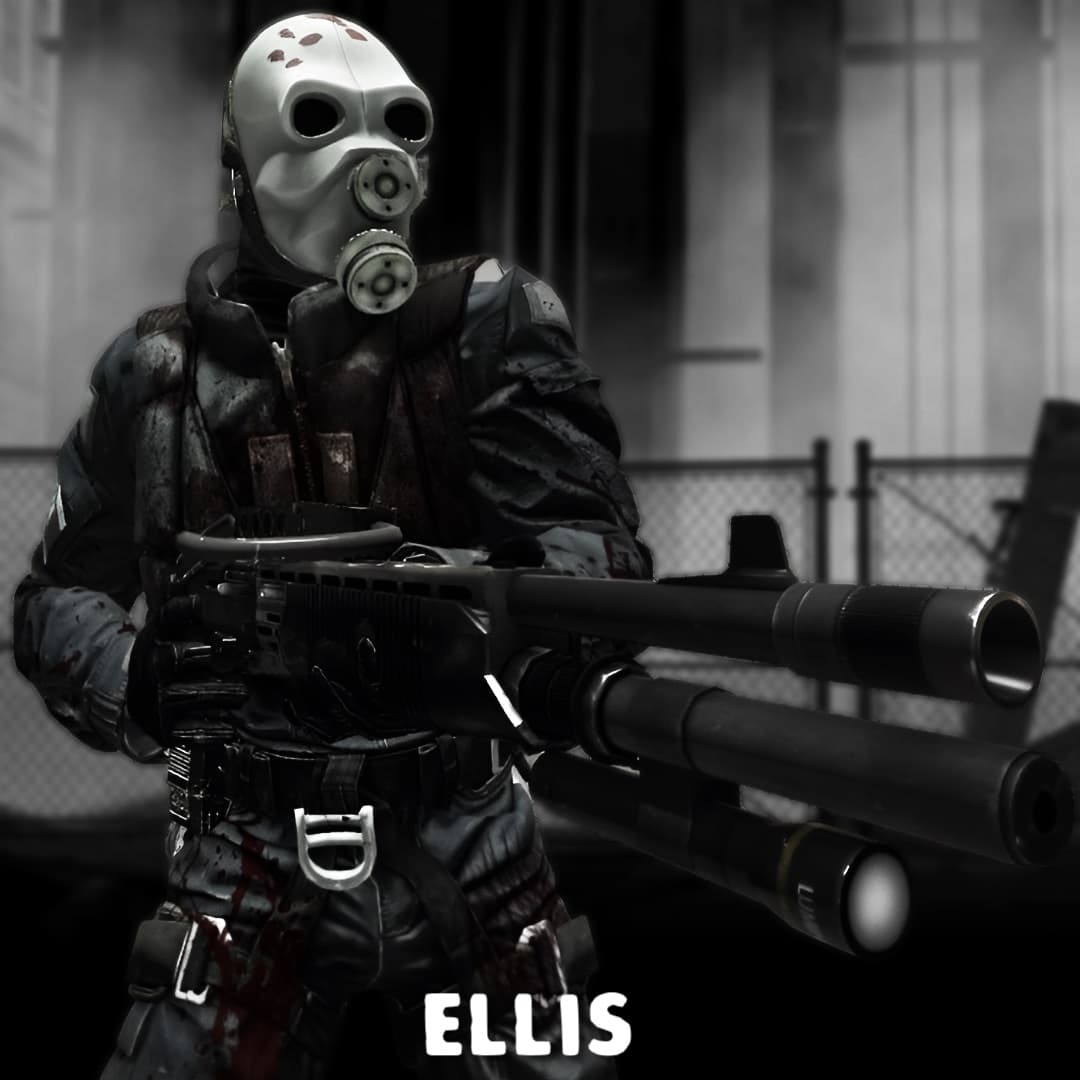 Entrop:Zero Uprising-Nemez's Bloody Cop (Ellis)
 — Left 4 Dead 2 Steam Workshop preview image
