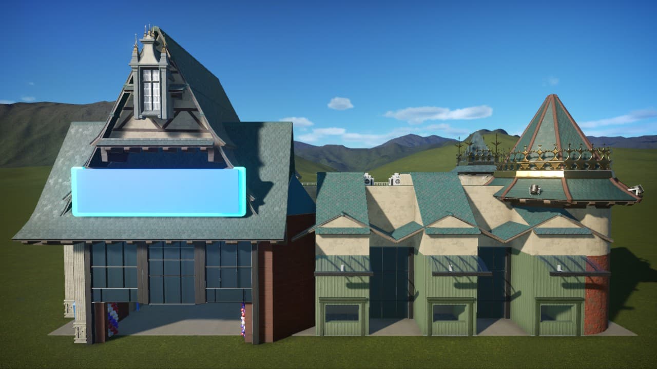 Shopping Mall (with floors,Empty shop) — Planet Coaster Workshop preview