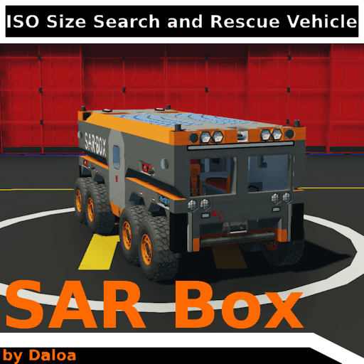 SAR-Box ISO Rescue Fire Vehicle — Stormworks: Build and Rescue Steam Workshop preview image