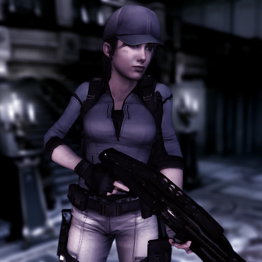 Zoey Dressed as Jill BSAA [RE5] — Left 4 Dead 2 Steam Workshop preview image