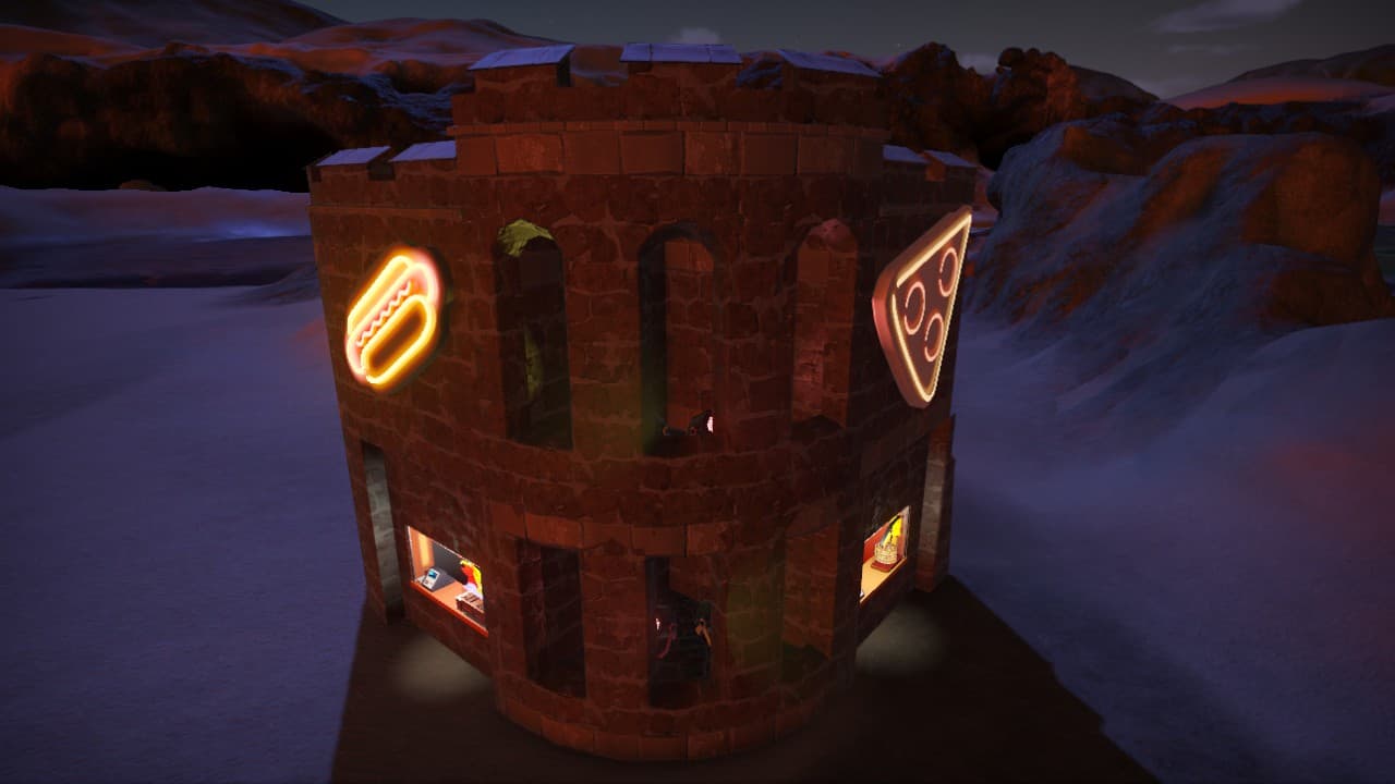 Little Castle hot dog & pizza joint store — Planet Coaster Steam Workshop preview image