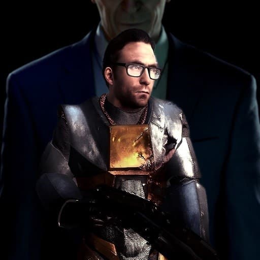 Nick Dressed as Gordon Freeman [Half Life Alyx] — Left 4 Dead 2 Steam Workshop preview image