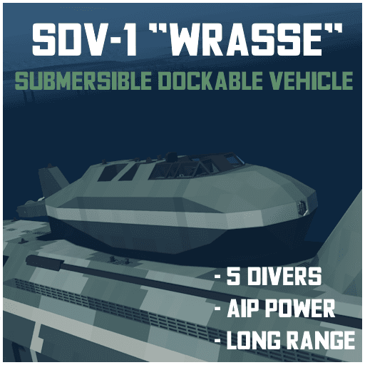 SDV-1 "Wrasse" — Stormworks: Build and Rescue Workshop preview