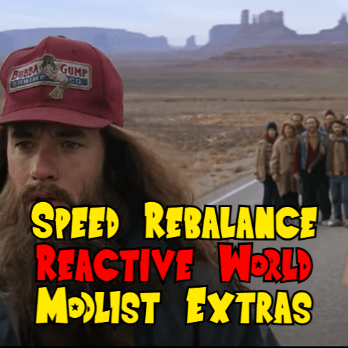 Speed Rebalance - Reactive World Modlist Extras — Kenshi Steam Workshop preview image
