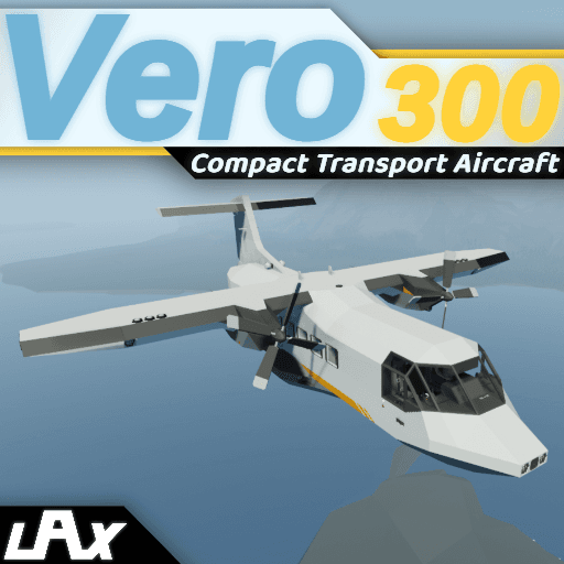 LAX Vero 300. Compact Transport Aircraft — Stormworks: Build and Rescue Workshop preview