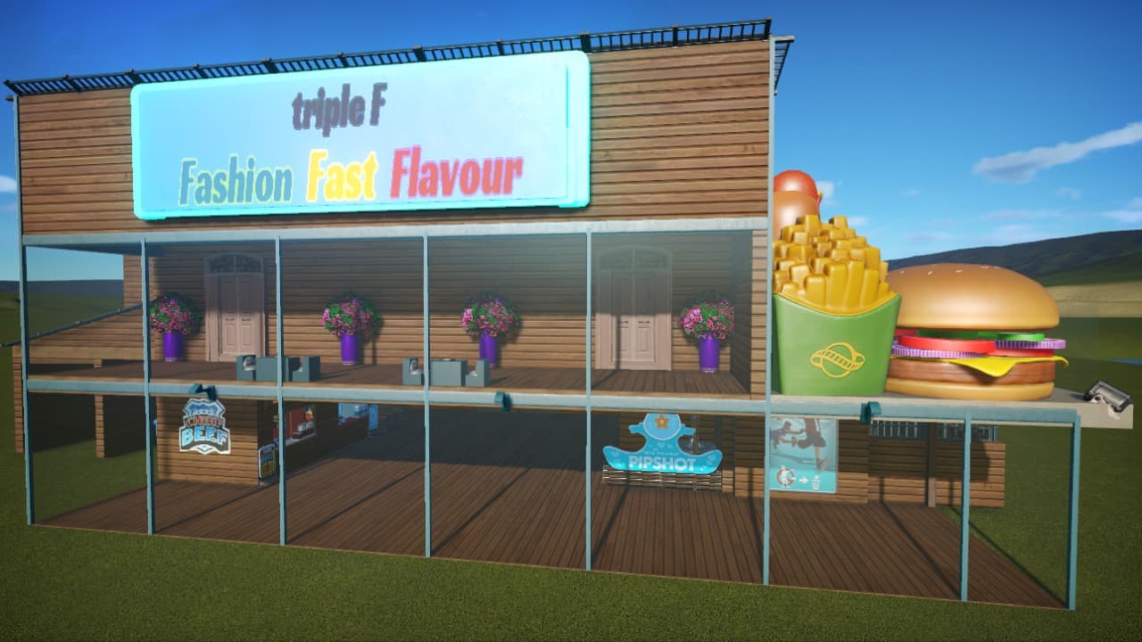 3F/triple F Restaurant — Planet Coaster Workshop preview