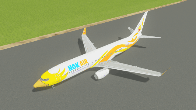 b737 800 Nok Air HS-DBT Prop — Cities: Skylines Steam Workshop preview image