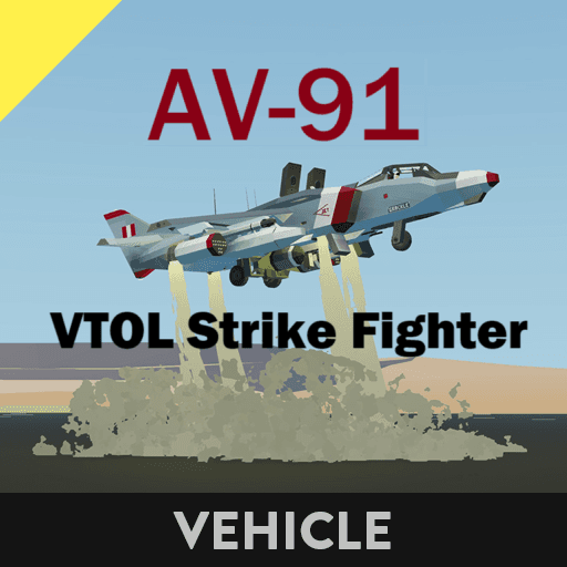 AV-91 VTOL Strike Fighter — Stormworks: Build and Rescue Steam Workshop preview image