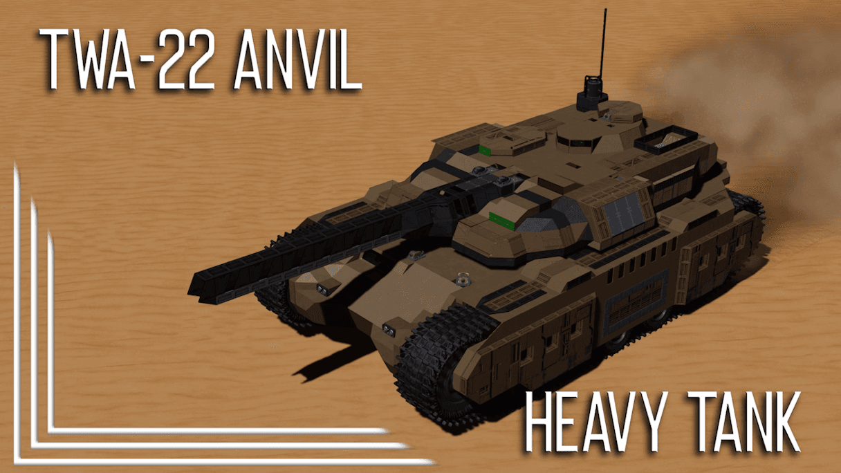 TWA-22 Anvil Heavy Tank — Space Engineers Steam Workshop preview image