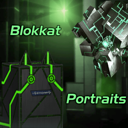 Animated Blokkat Portraits 2.0 — Stellaris Steam Workshop preview image