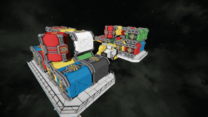 [MSS] XL Cargo Module Filled — Space Engineers Workshop preview