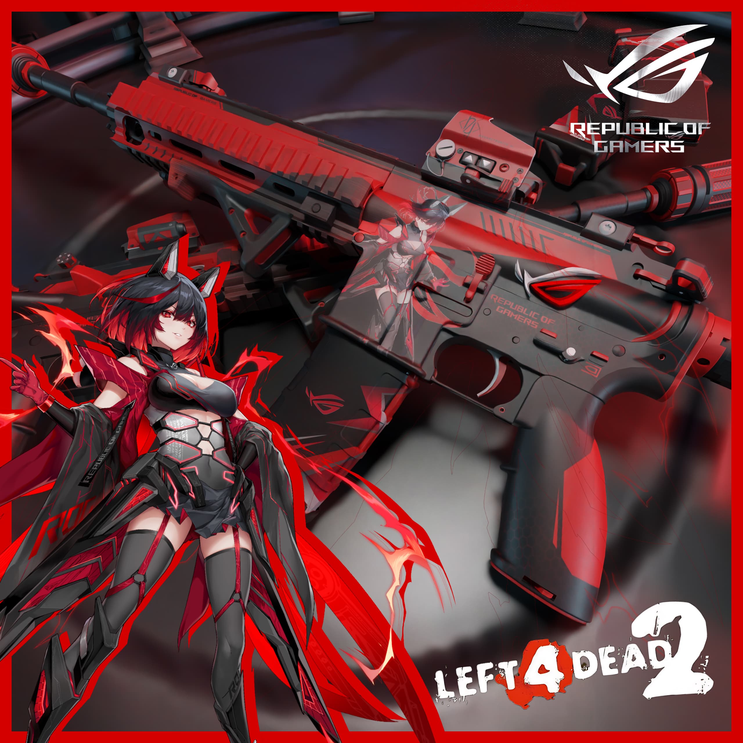 【RO姬】赤翼红霞 HK416 Sot SD
 — Left 4 Dead 2 Steam Workshop preview image