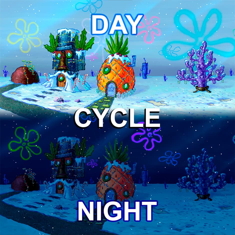 Winter Conch Street - SpongeBob SquarePants — Wallpaper Engine Workshop preview