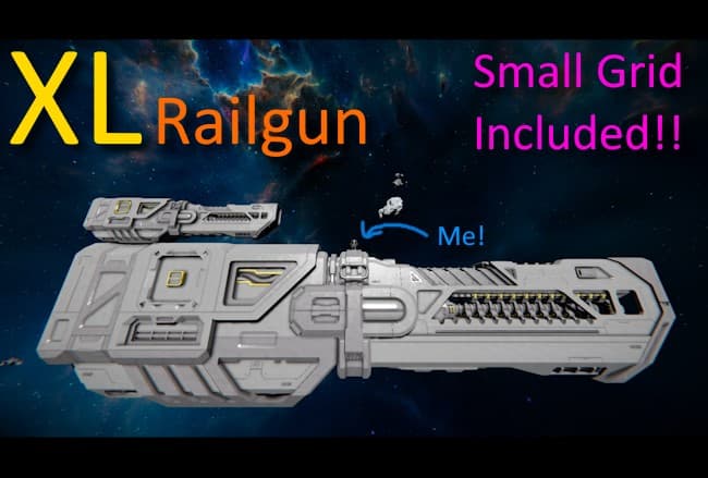 XL Railgun — Space Engineers Steam Workshop preview image