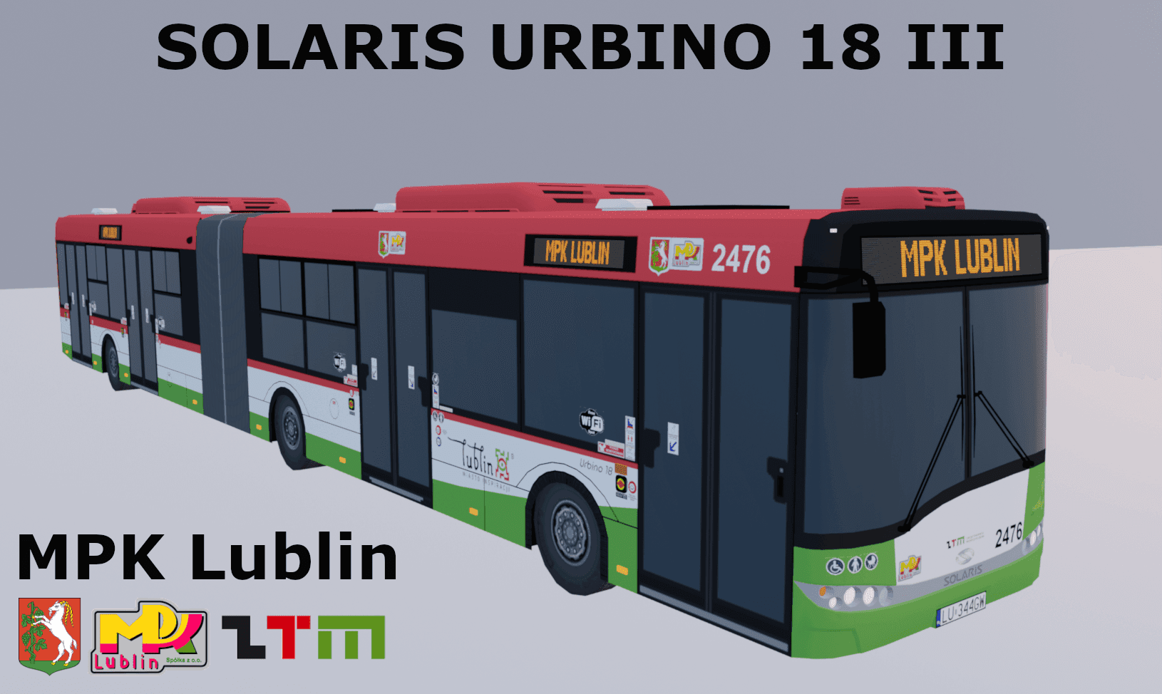 Solaris Urbino 18 III MPK Lublin — Cities: Skylines Workshop preview