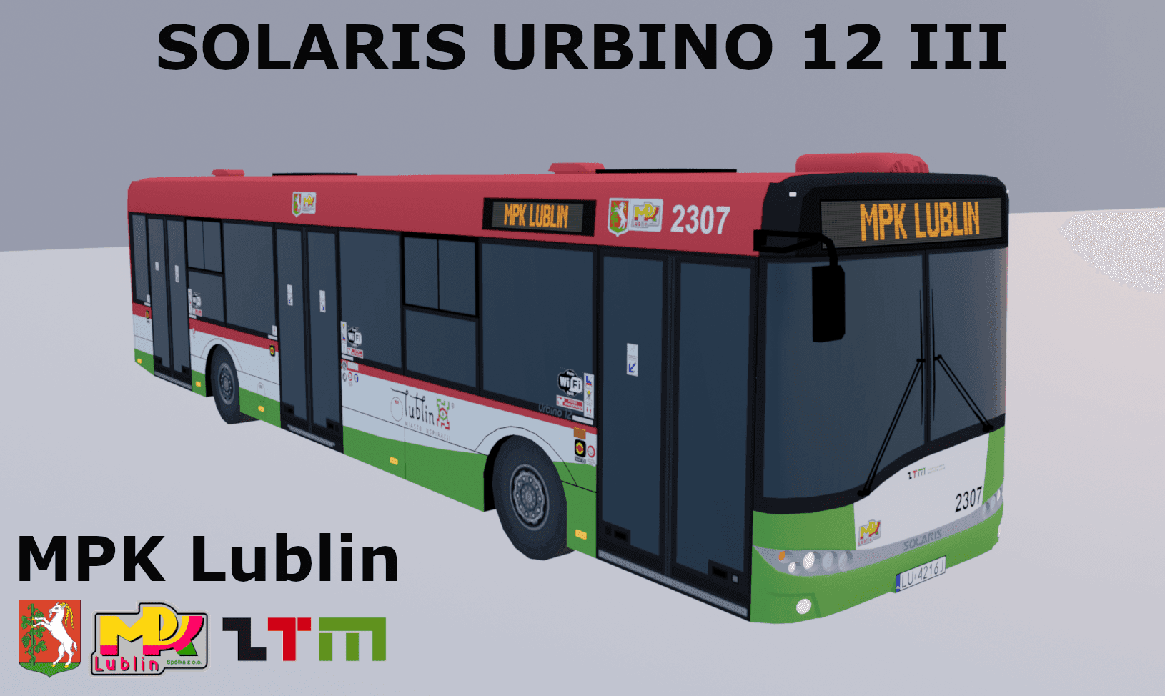 Solaris Urbino 12 III MPK Lublin — Cities: Skylines Workshop preview
