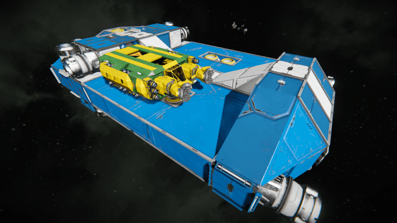 Astraea Class Corvette (Flatbed) — Space Engineers Workshop preview