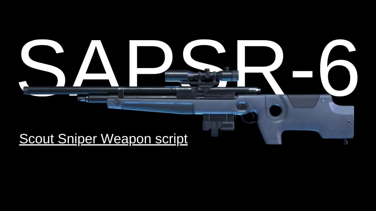 [Script] Halo Weapon Script SAPSR-6 Sniper Rifle For (Scout Rifle)
 — Left 4 Dead 2 Steam Workshop preview image