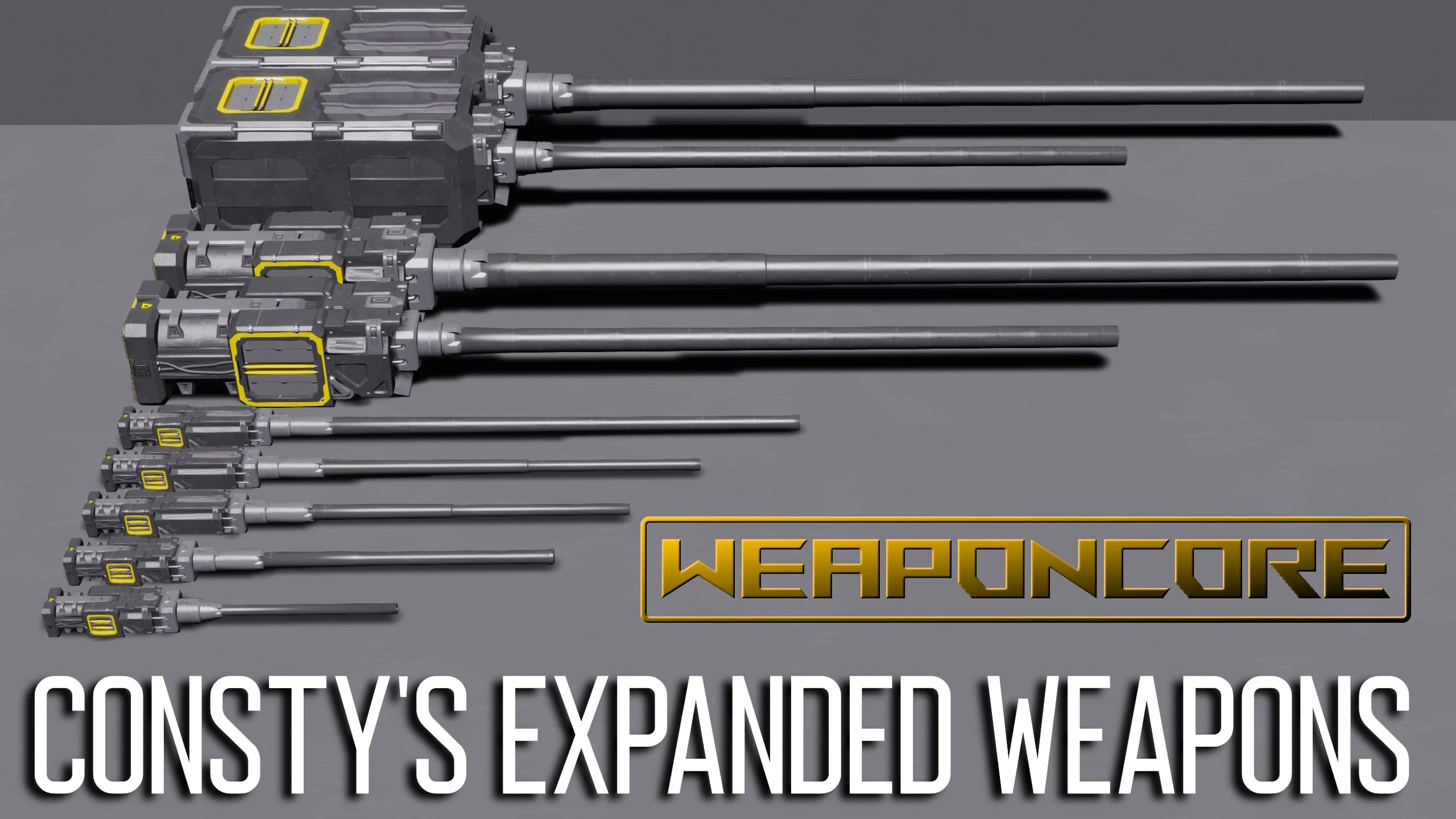 Consty's Expanded Weapons (Weaponcore) — Space Engineers Steam Workshop preview image