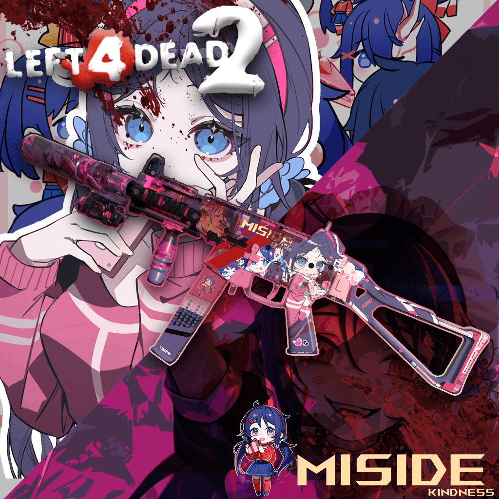 【Mita Miside】疯狂米塔主题 COD20打击者冲锋枪 替换消音冲锋枪 — Left 4 Dead 2 Steam Workshop preview image