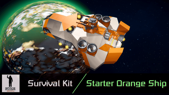 Starter Orange Ship — Space Engineers Steam Workshop preview image