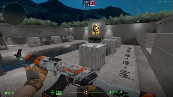 1v1 Aim Map — Counter-Strike 2 Steam Workshop preview image