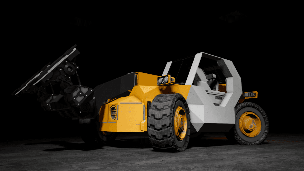 Telehandler Mini-300L — Space Engineers Workshop preview