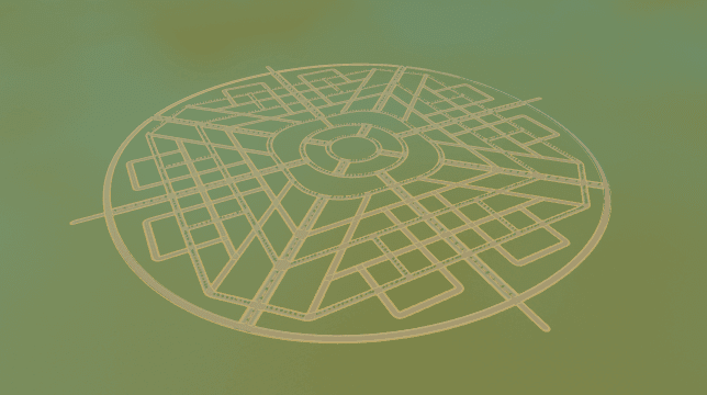 residential circle — Cities: Skylines Steam Workshop preview image