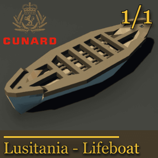 R.M.S. Lusitania - Lifeboat — Stormworks: Build and Rescue Steam Workshop preview image