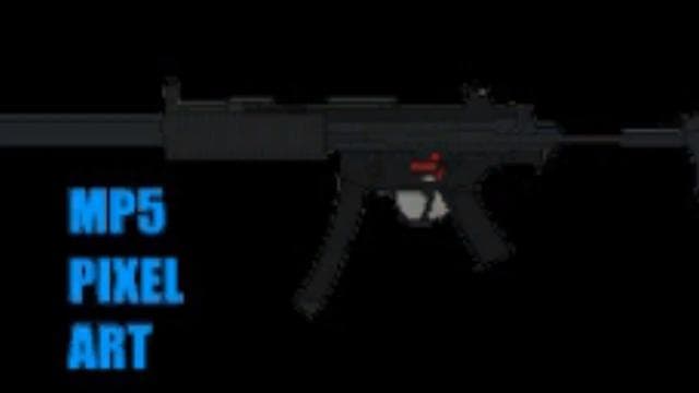 MP5 pixel art — Left 4 Dead 2 Workshop preview