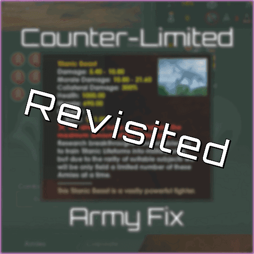 Counter-Limited Armies Fix: Revisited - LEGACY — Stellaris Steam Workshop preview image