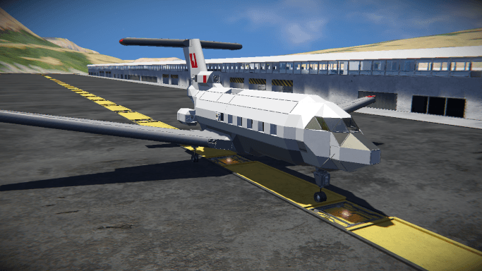 Yakovlev Yak 40AT2 Vologda Air — Space Engineers Steam Workshop preview image