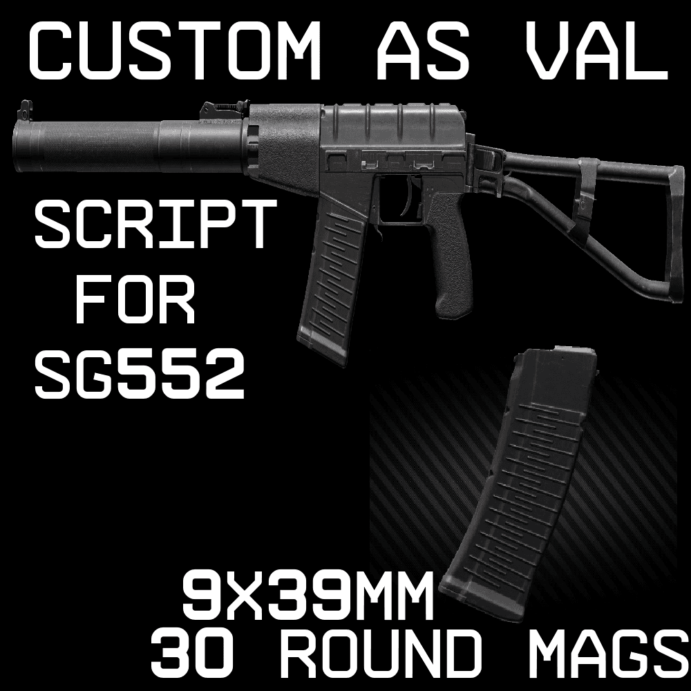 Custom AS VAL Script (SG552) — Left 4 Dead 2 Steam Workshop preview image