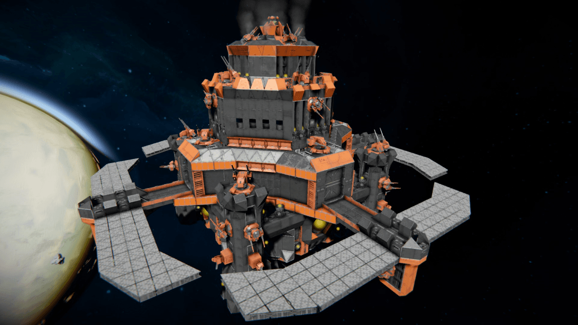 Krv Mobile Fortress — Space Engineers Workshop preview