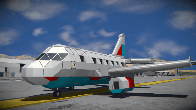 Yazumi Z03-Gen4-100 Juwaiiti Airlines — Space Engineers Steam Workshop preview image