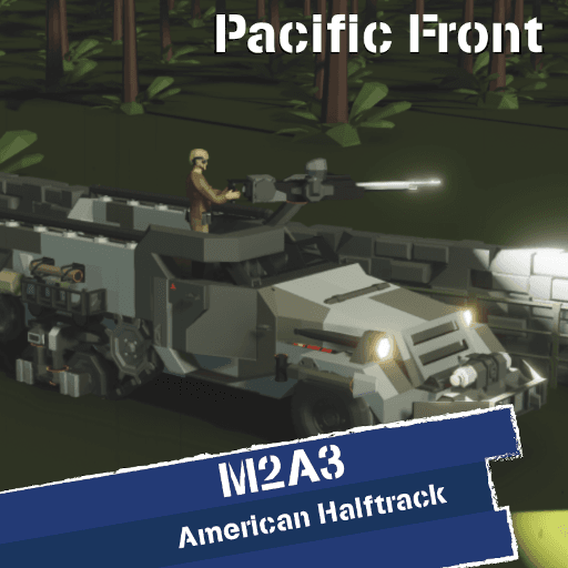 [PF] M2A3 Halftrack w. MG — Stormworks: Build and Rescue Steam Workshop preview image